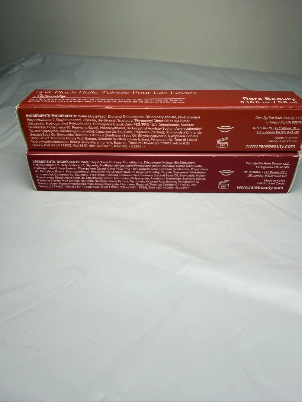 Rare Beauty Soft Pinch Tinted Lip Oil - Delight & Serenity (Deep Rose Shades)